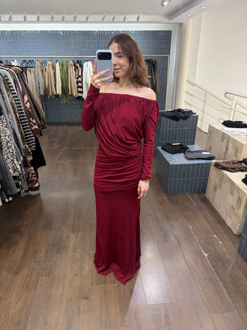 Vestido drapeado