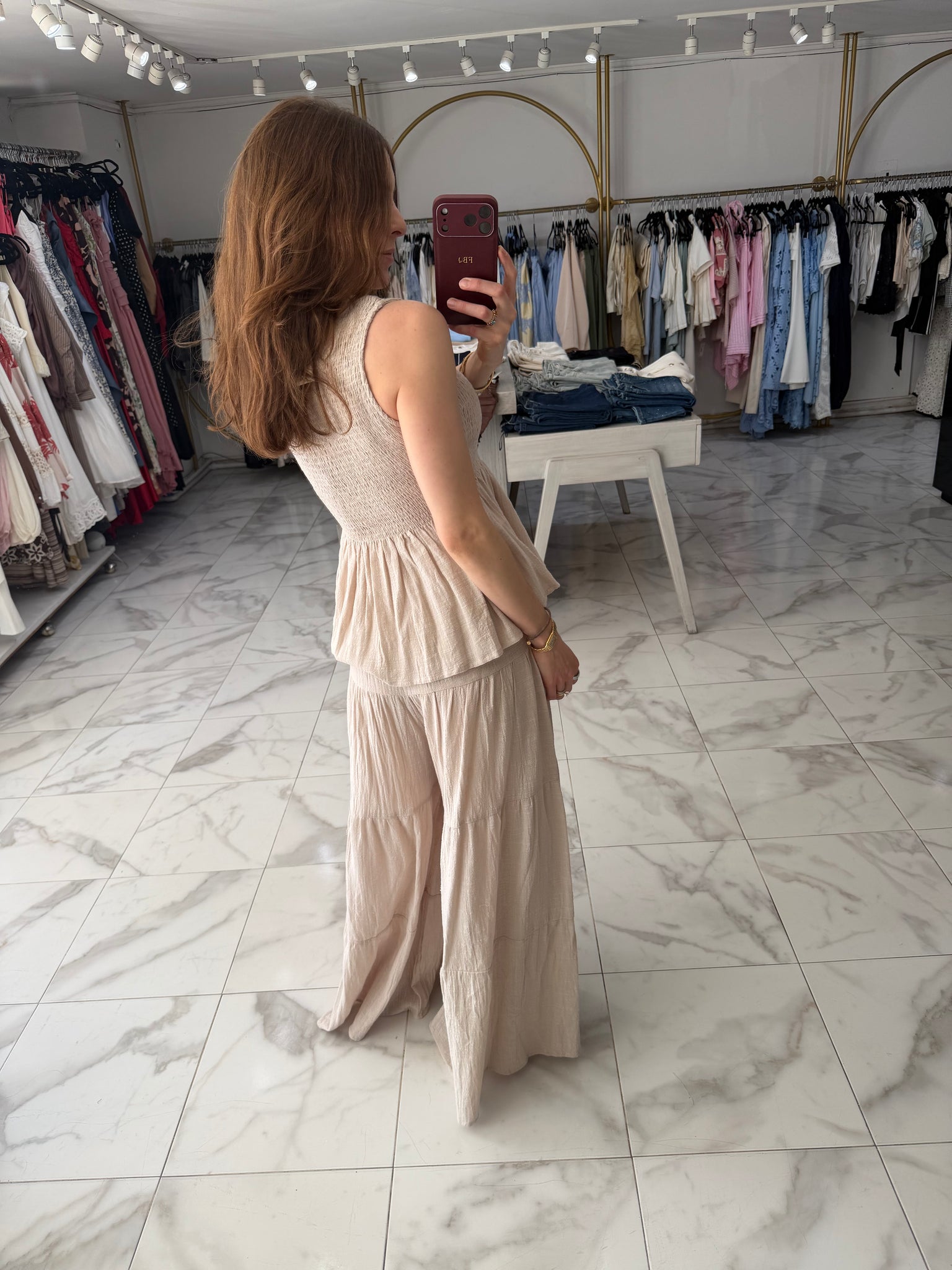 Conjunto beige