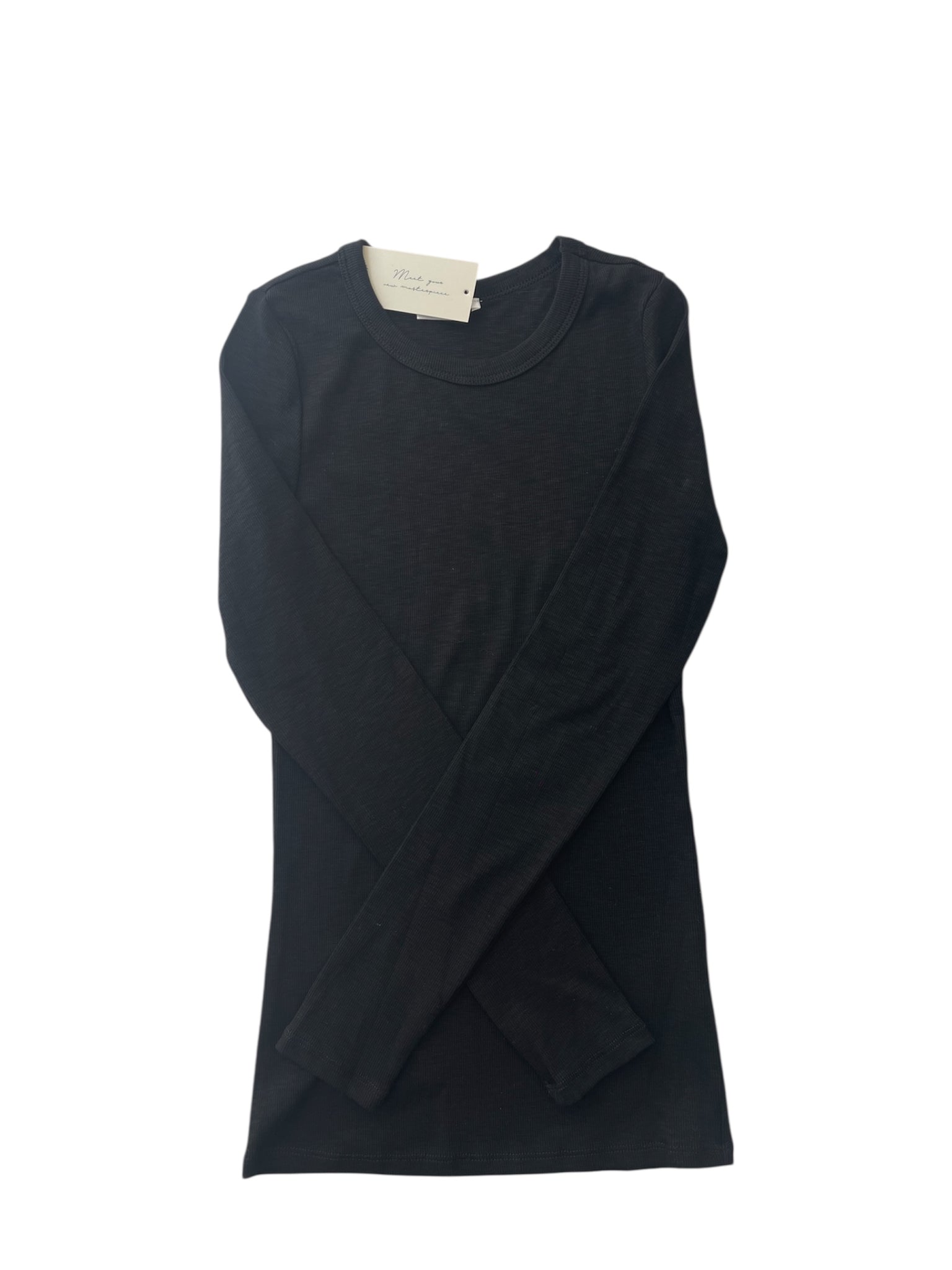 Blusa básica manga larga