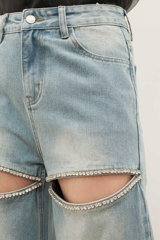 Jeans con brillos