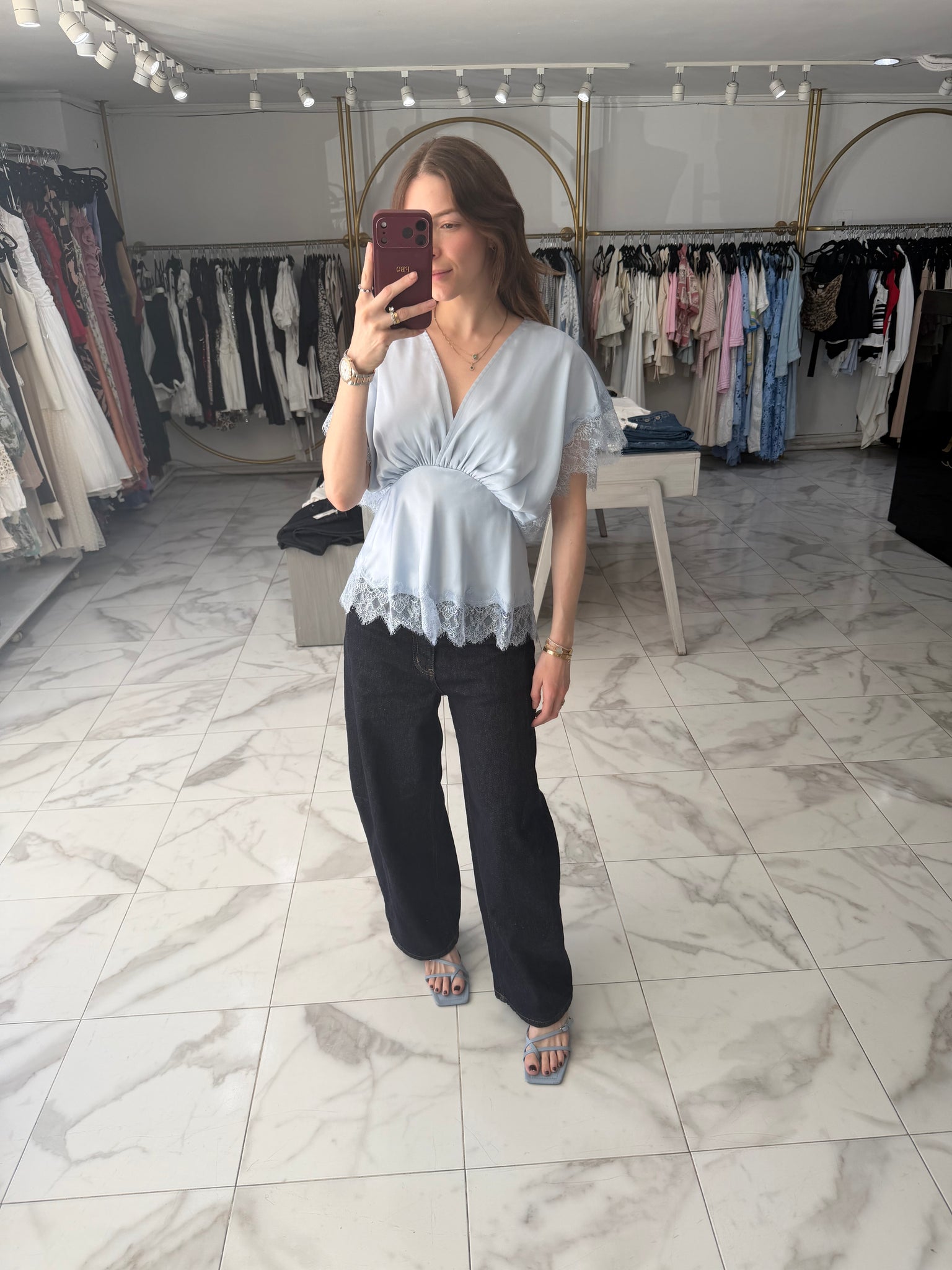 Blusa encaje