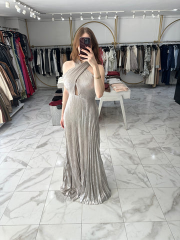 Vestido plateado