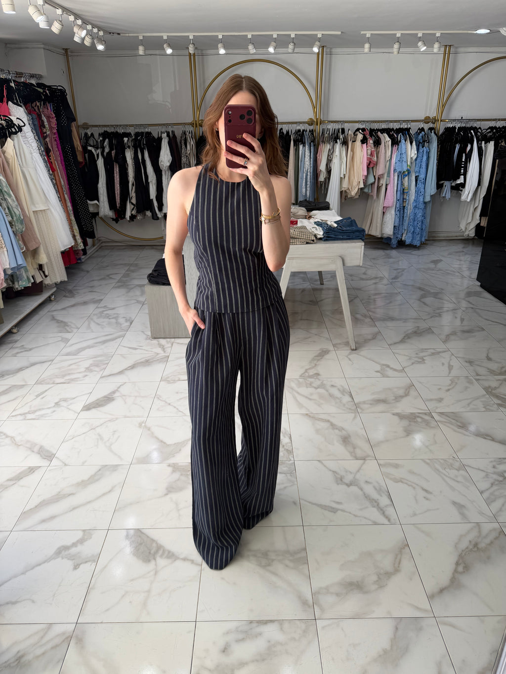 Conjunto rayado