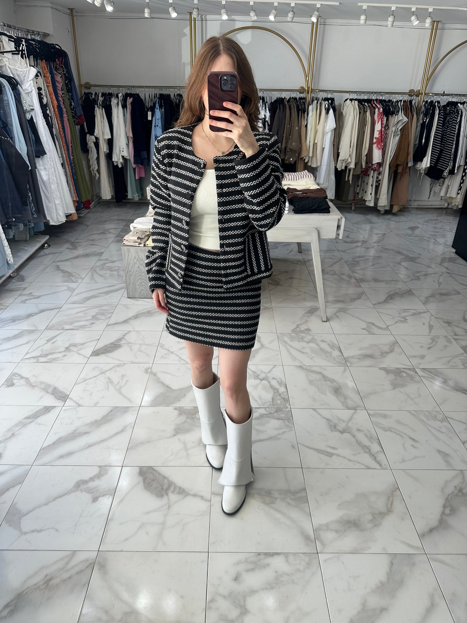 Falda black&white