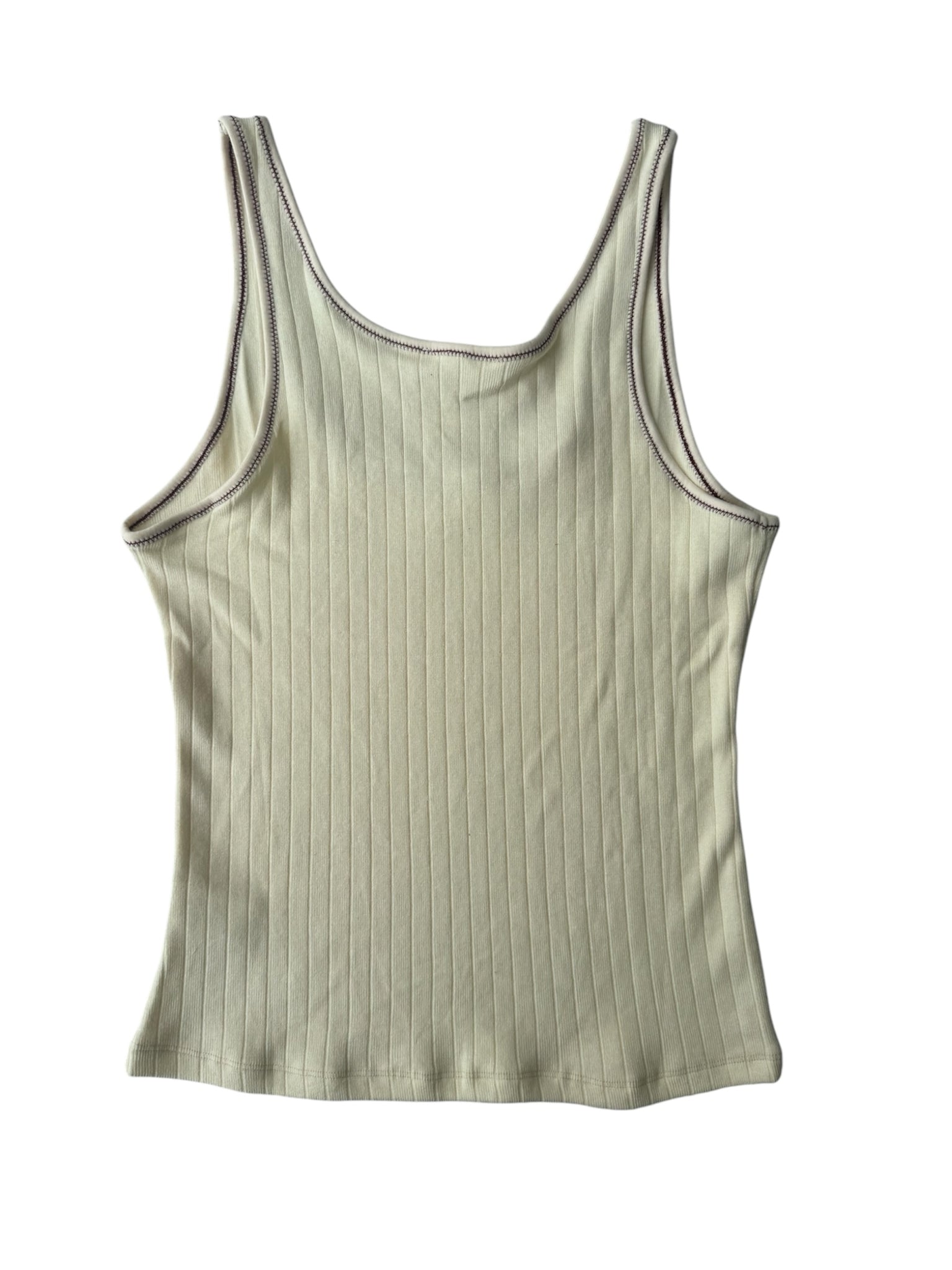 Blusa sin mangas crema