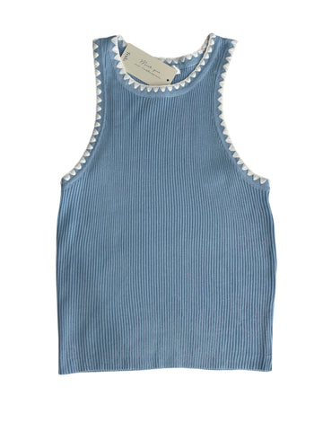 Blusa Halter bordada