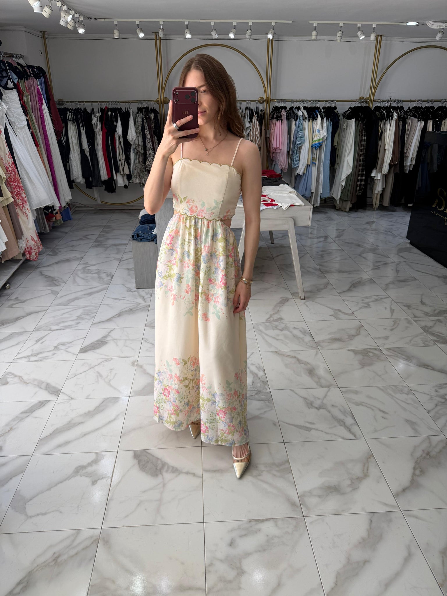 Vestido con flores