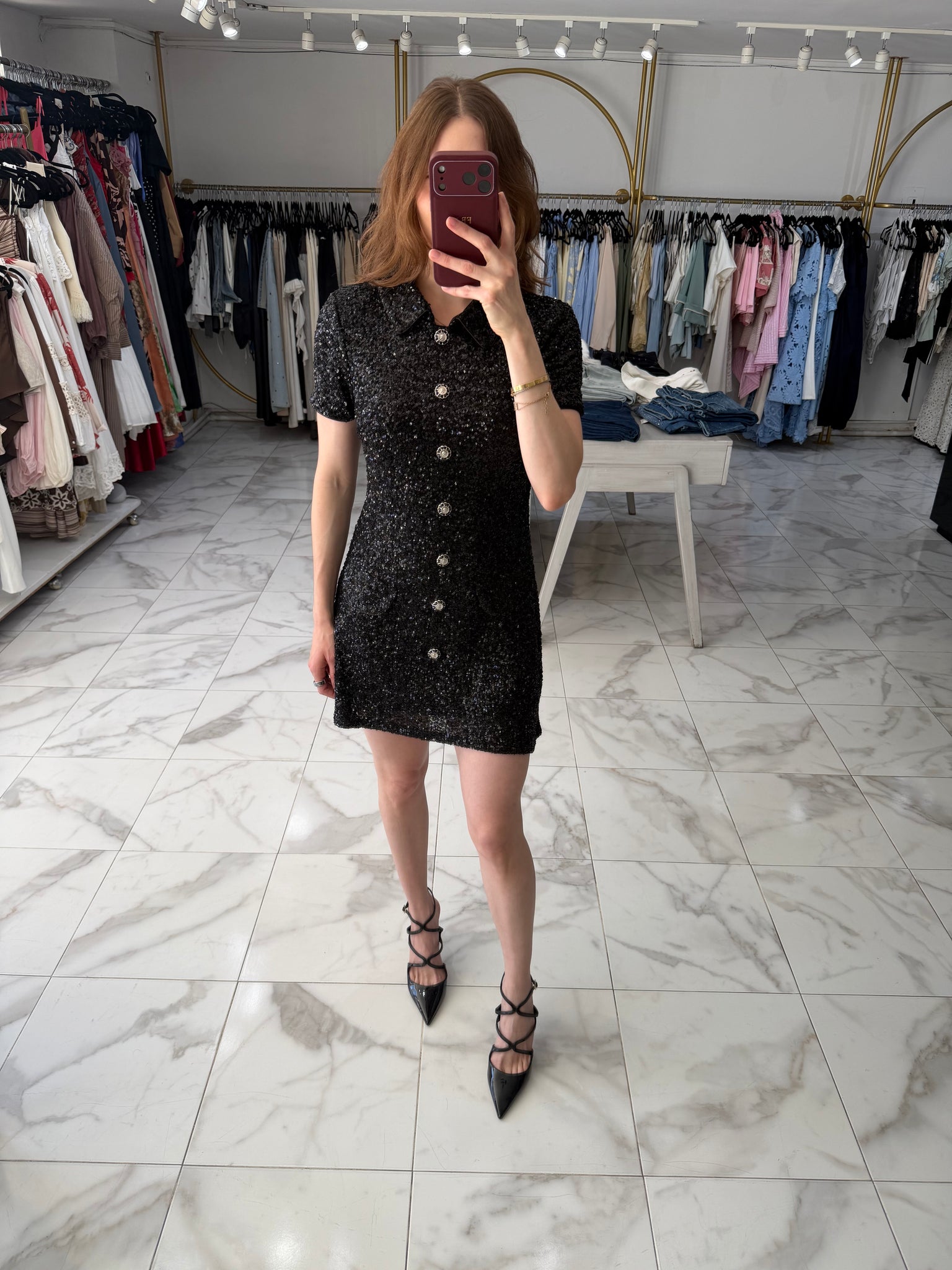 Vestido lentejuelas ngo