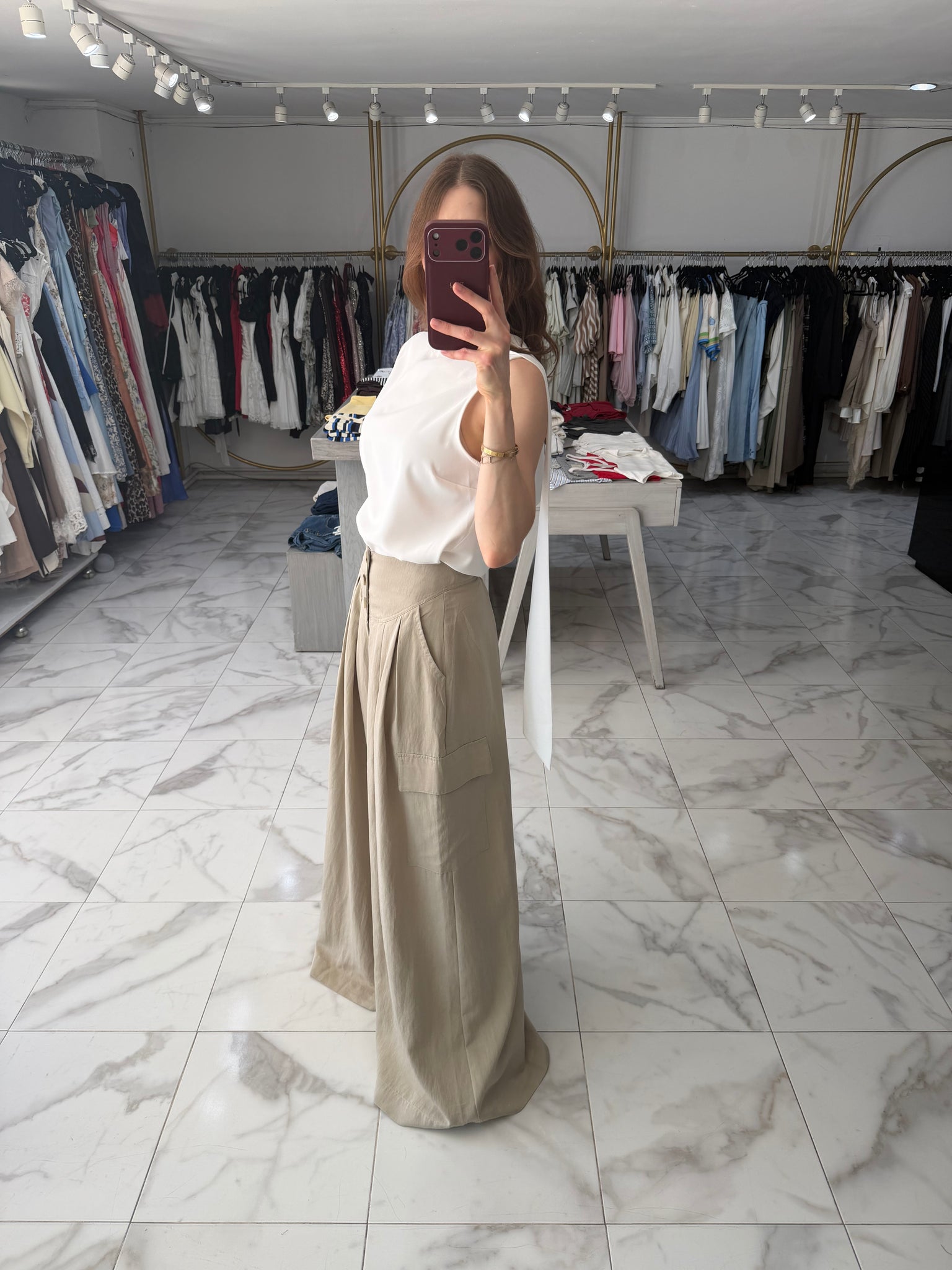 Blusa sin mangas