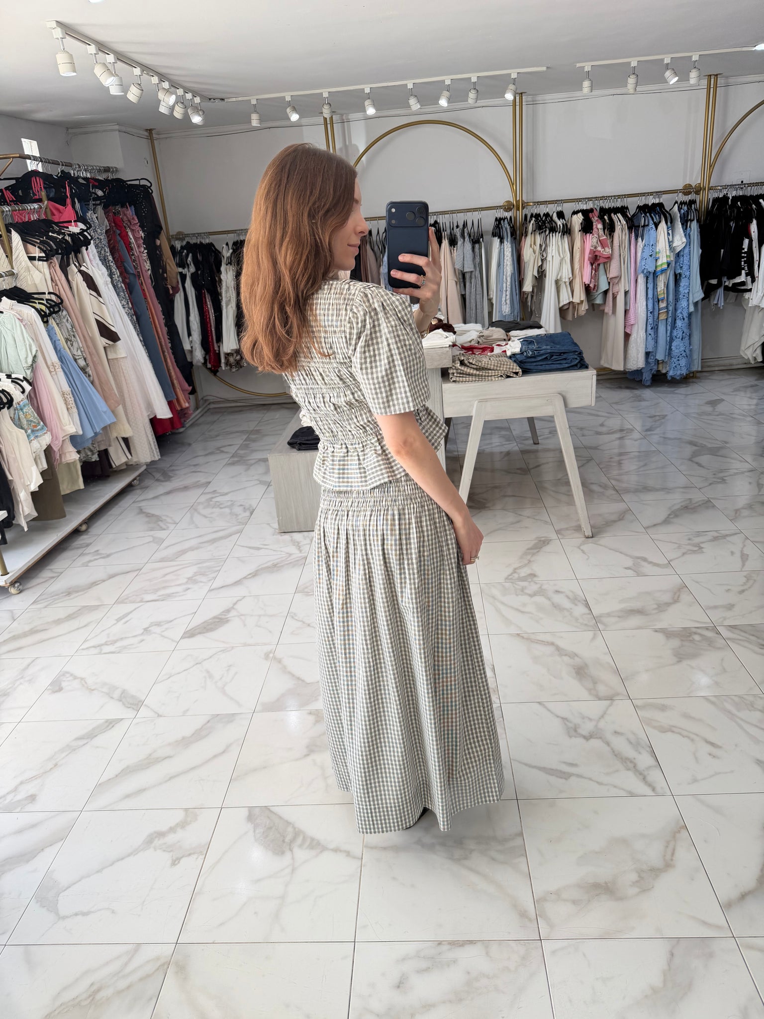 Blusa cuadros