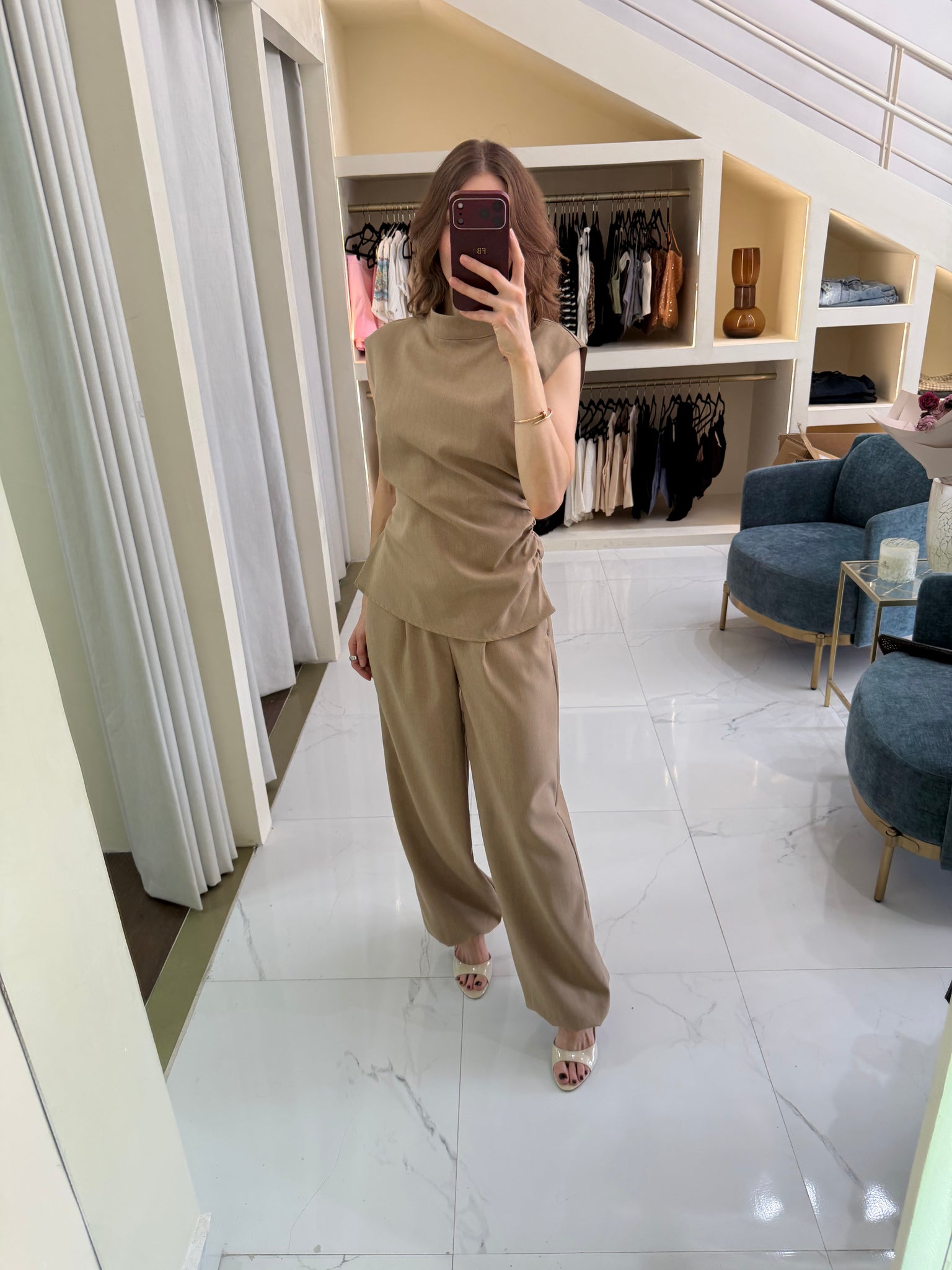 Blusa plisada