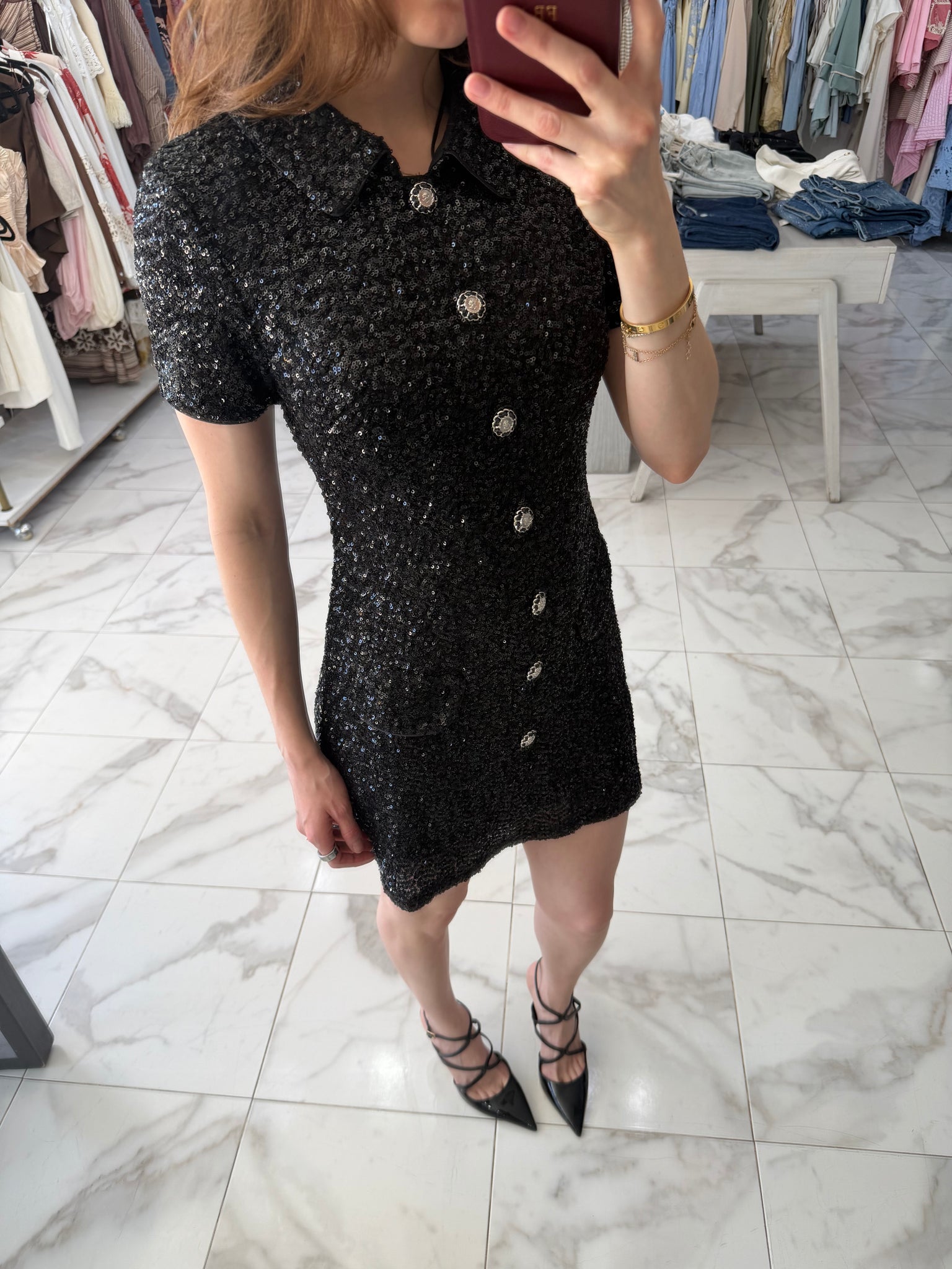Vestido lentejuelas ngo