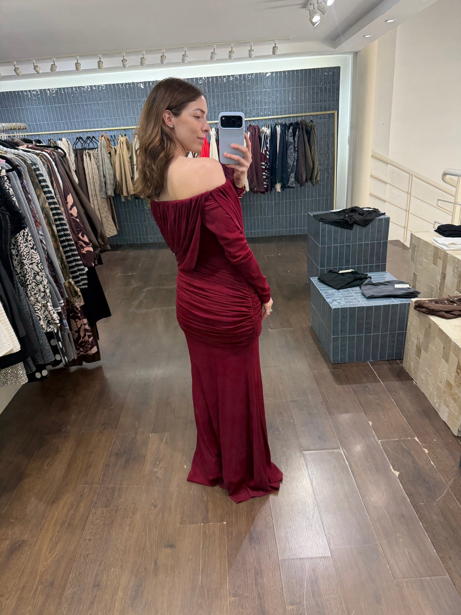 Vestido drapeado