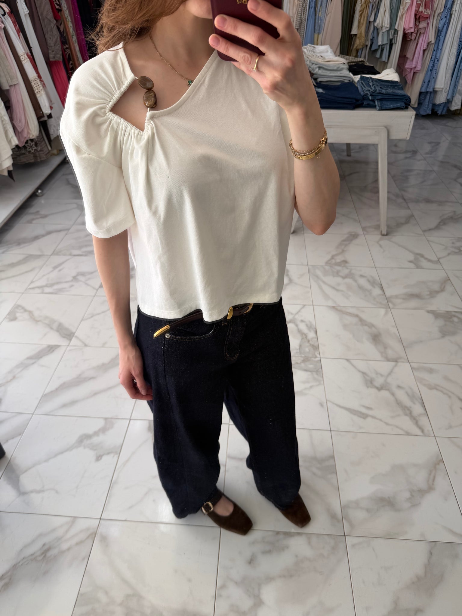 Blusa con piedras