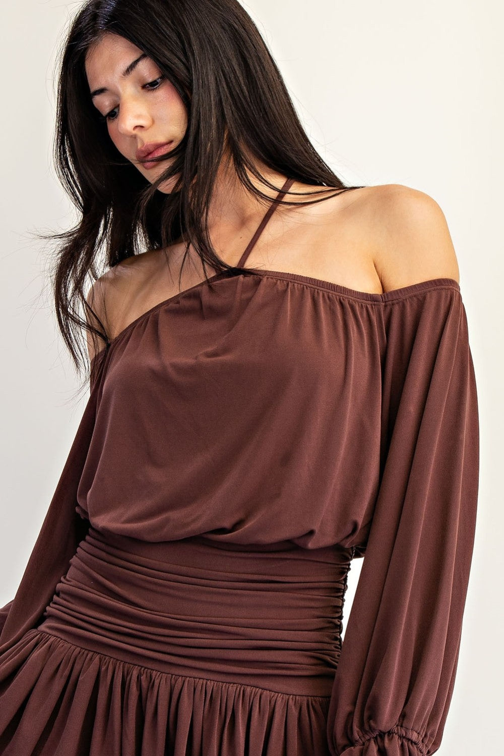 Vestido chocolate