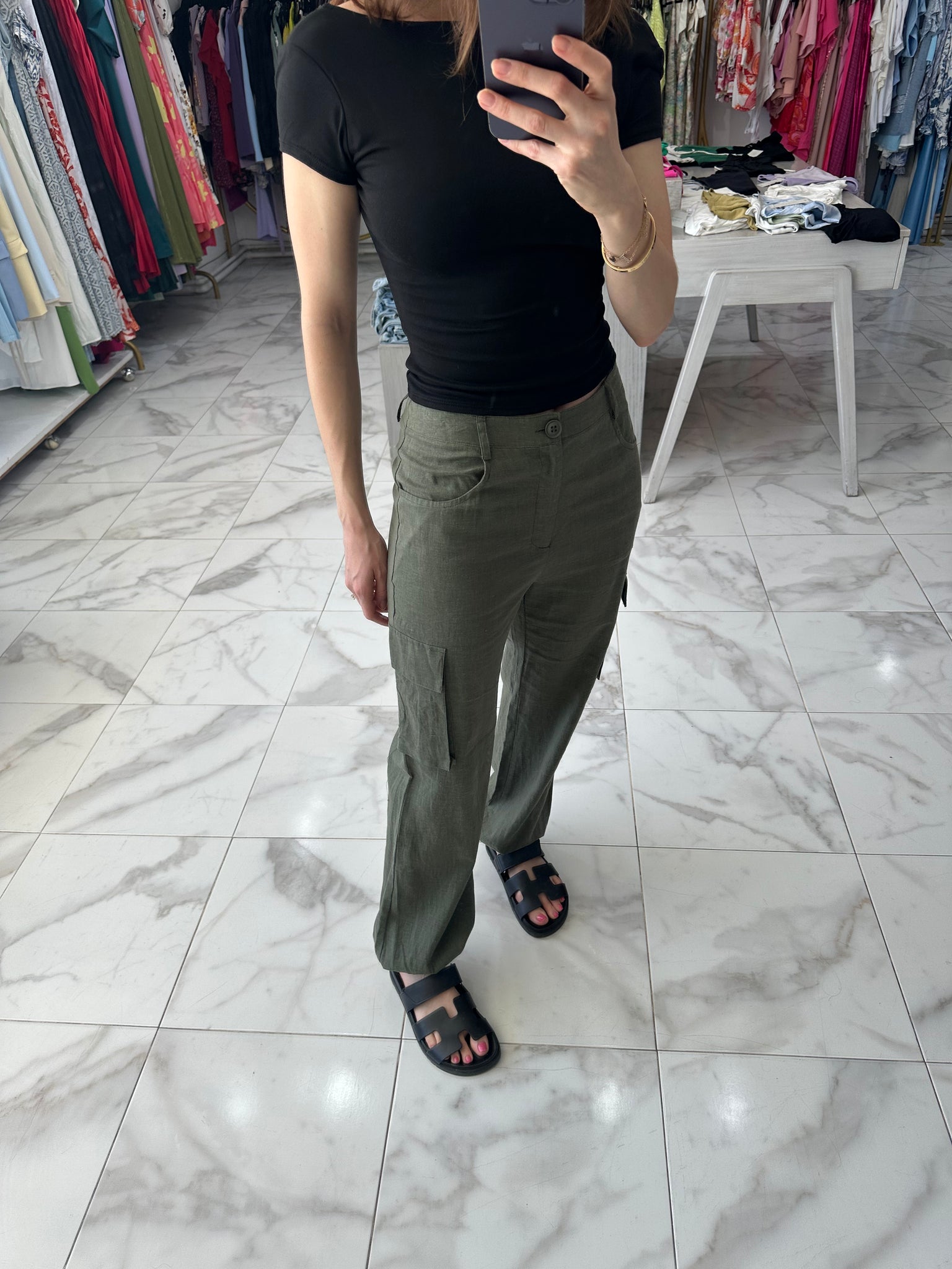 Cargo pants verdes