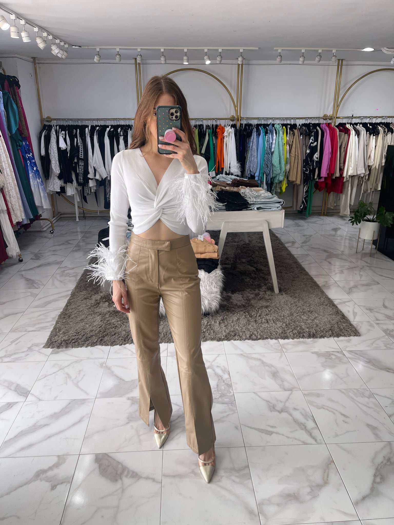 Pantalón beige