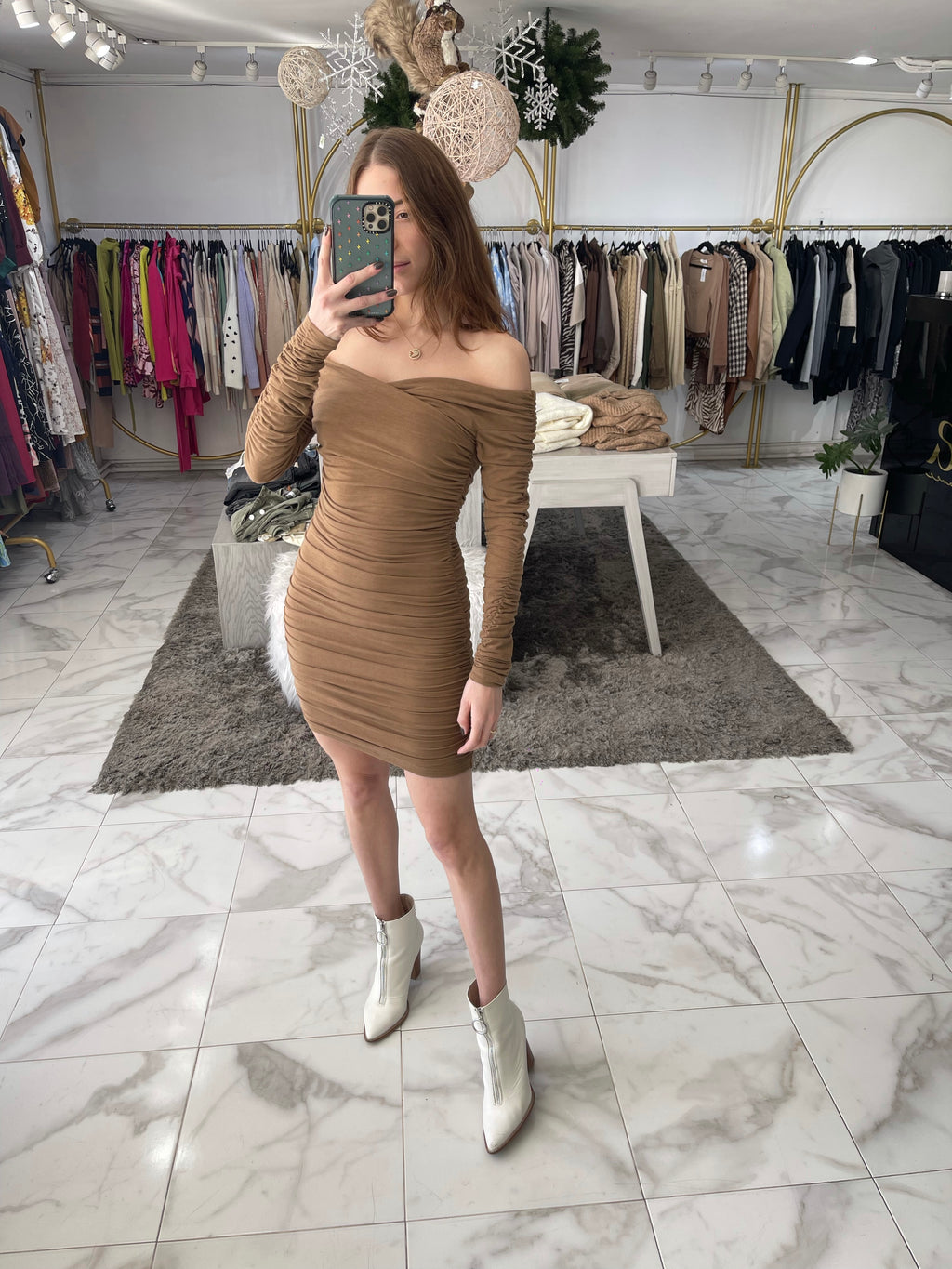 Vestido nude